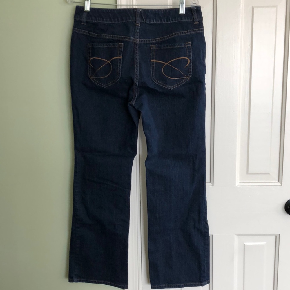 Chico’s platinum 1.5 Navy Blue Jeans